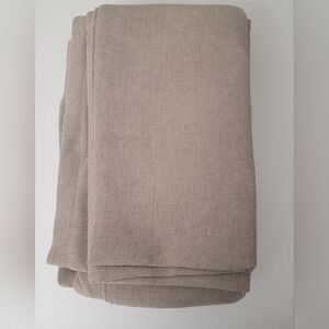 Blackout Linen Aruba Disco Brown Window Curtain Panel Threshold 50x84